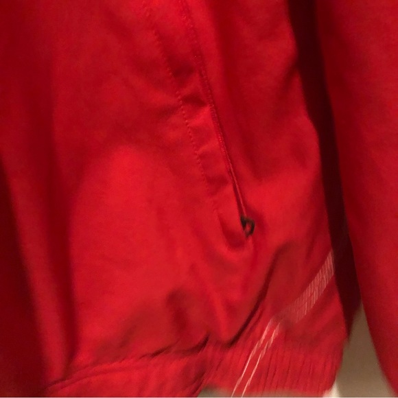 Vintage Y2K Nike Team Polyester Windbreaker Jacket in EUC Red & White - Picture 6 of 11